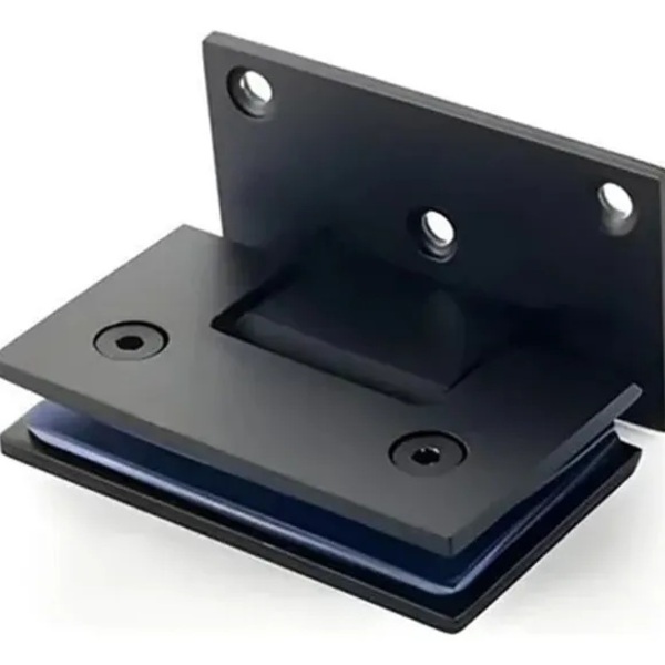Dobradiça Inox Gv48 90º 1011 Para Porta De Vidro E Box - Alve