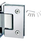 Dobradiça Inox Gv48 90º 1012 Para Porta De Vidro E Box - Vidr