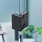 Dobradiça Inox Gv48 90º Porta De Vidro E Box Canto Preta - Vi