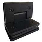 Dobradiça Inox Gv48 90º Porta De Vidro E Box Canto Preta - Vi