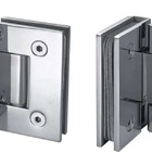 Dobradiça Inox Gv48 90º Porta De Vidro E Box Canto - Vidro/vi