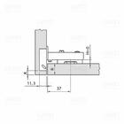 Dobradiça Inox Reta Completa Tn - Fgvtn