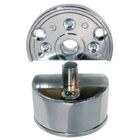 Dobradiça Meia-lua Para Rack Vitrine Porta De Vidro De 4 A 6mm