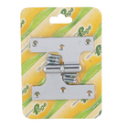 Dobradiça para Janela 3.1/2x3.1/2" Zamac Cromado Ferragens Pagé 2 peças