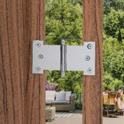 Dobradiça para Janela 4.1/2" Latão Cromado Ferragens Pagé 2 peças