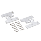 Dobradiça para Janela Torpedo Cromado até 10kg 2 peças