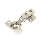 Dobradiça para Móveis Reta com Calço Amortecedor 35mm Albras