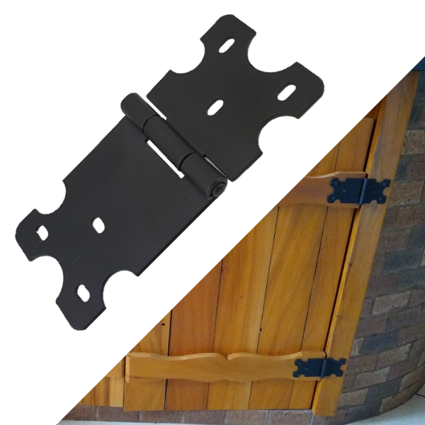 Dobradica Para Móveis Rústicos Na Cor Preto Porta Promoção