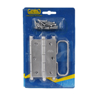 Dobradiça para Porta Camarão Cromado Acetinado até 21kg 3 peças