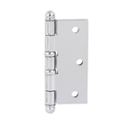 Dobradiça para Porta com Anel Cromada até 36kg 3 peças