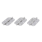 Dobradiça para Porta com Pino Bola Cromada até 21kg 3 peças