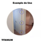 Dobradiça Para Porta De Madeira Cromada 3,5 X 3"