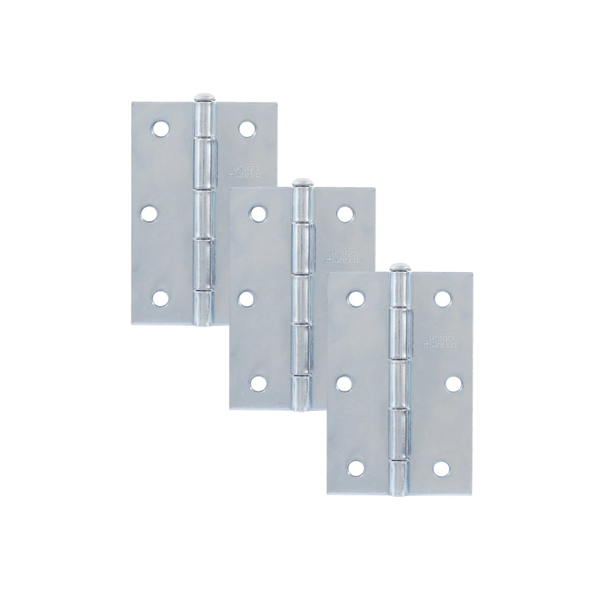 Dobradiça para Porta Galvanizado até 25kg 24 peças