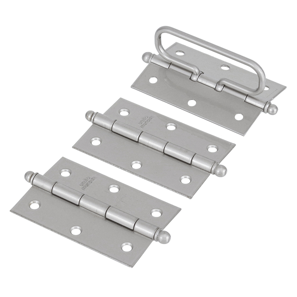 Dobradiça para Porta Pintado até 25kg 3 peças