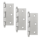 Dobradiça para Porta Pintado até 60kg 3 peças