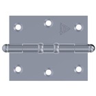 Dobradiça Para Porta Portão Madeira Aço Zincado Pino Bola 3.1