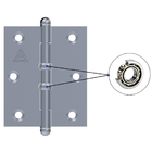 Dobradiça Para Porta Portão Madeira Aço Zincado Pino Bola 3.1