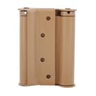 Dobradiça para Porta Vai e Vem Dourada até 22kg 1 peça