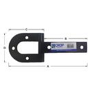 Dobradiça Para Porteira Metálica Chapa 3mm - Crop, Tamanho: N