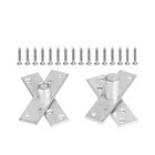 Dobradiça Pino Pivotante Zincado Para Porta 150 Kg