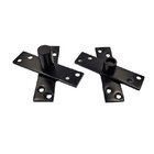 Dobradiça Pino Porta Pivotante Inox 304 Preto Até 150 Kga