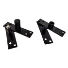 Dobradiça Pino Porta Pivotante Inox 304 Preto Até 150 Kga