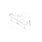 Dobradiça Pivô Pino Pivot Porta Pivotante Pado 80kg Inox Esco