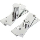 Dobradiça Pivotante Em Aço Cromado Até 150 Kg