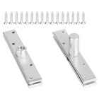 Dobradiça Pivotante Para Porta Vidro Aço Inox Rolamento Esfer