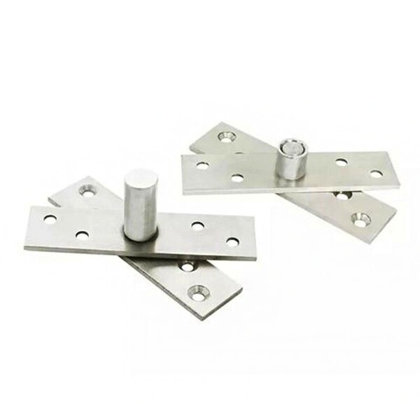 Dobradiça Pivotante Para Porta Vidro Aço Inox Rolamento Esfer