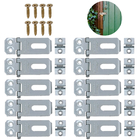 Dobradiça Porta Cadeado Fecho Trinco Zincado 1,5" Para Portão