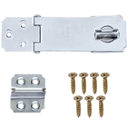 Dobradiça Porta Cadeado Fecho Trinco Zincado 3,5" Para Portão