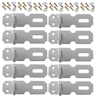 Dobradiça Porta Cadeado Fecho Trinco Zincado 6,3cm Para Portã