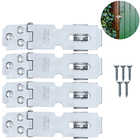 Dobradiça Porta Cadeado Fecho Trinco Zincado 6,5cm Para Portã