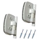 Dobradiça Porta De Box De Banheiro 1114 Cor Branco 2 Pçs