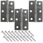 Dobradiça Porta Inox Kit 3 Peças - 2.1/2' 63mm Ferca