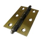 Dobradiça Porta Latão Oxidado Kit 3 Peças - 3' 75mm Ferca