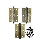 Dobradiça Porta Madeira 29 Kg Envelhecido Ouro Velho 3 Pçs Me