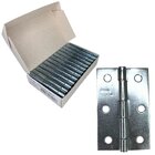 Dobradiça Porta Zincada Caixa 24 Peças - 3' 75mm Ferca