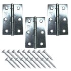 Dobradiça Porta Zincada Kit 3 Peças - 2.1/2' 63mm Ferca