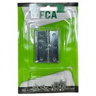 Dobradiça Porta Zincada Kit 3 Peças - 2.1/2' 63mm Ferca