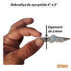 Dobradiça Reforçada Com Rolamento De Inox Polido Stam 3 Pçs