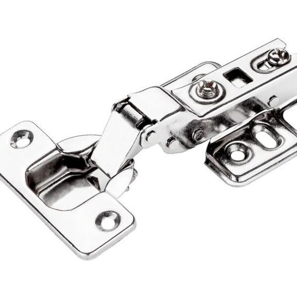 Dobradiça Renna 2 Un C/amortecedor Armário Curva Calço Fixo