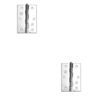 Dobradica Silvana 850 Zincada 2.1-2" 3pcs Blister