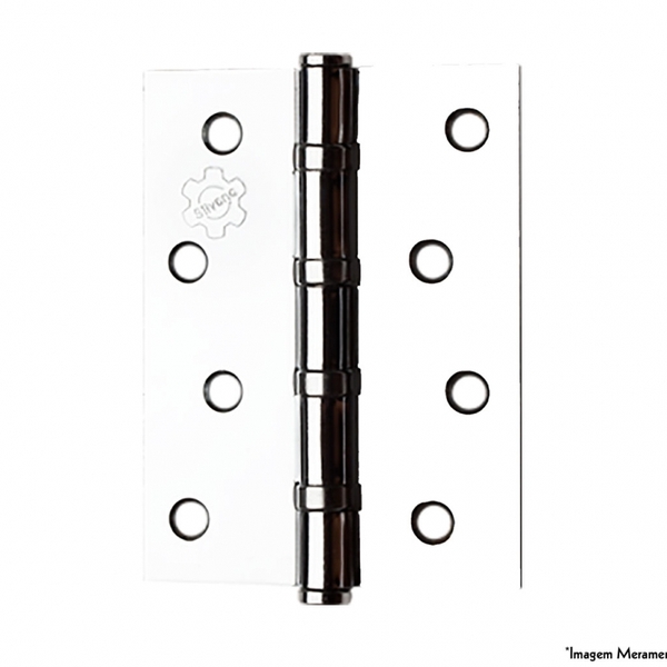 Dobradica Silvana 891 Crom Anel-bola 3.1-2"x3" 3pcs Blister