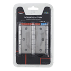 Dobradiça para Porta e Janela de Madeira Stark Aço Inox 304 3.1/2x3" até 60kg 3 peças