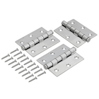 Dobradiça para Porta e Janela de Madeira Stark Aço Inox 304 3x2.1/2" até 35kg 3 peças