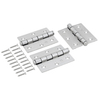 Dobradiça para Porta e Janela de Madeira Stark Aço Inox 304 3x2.1/2" até 35kg 3 peças