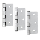 Dobradiça para Porta e Janela de Madeira Stark Aço Inox 304 3x2.1/2" até 35kg 3 peças