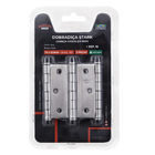 Dobradiça para Porta e Janela de Madeira Stark Aço Inox 304 3x2.1/2" até 35kg 3 peças